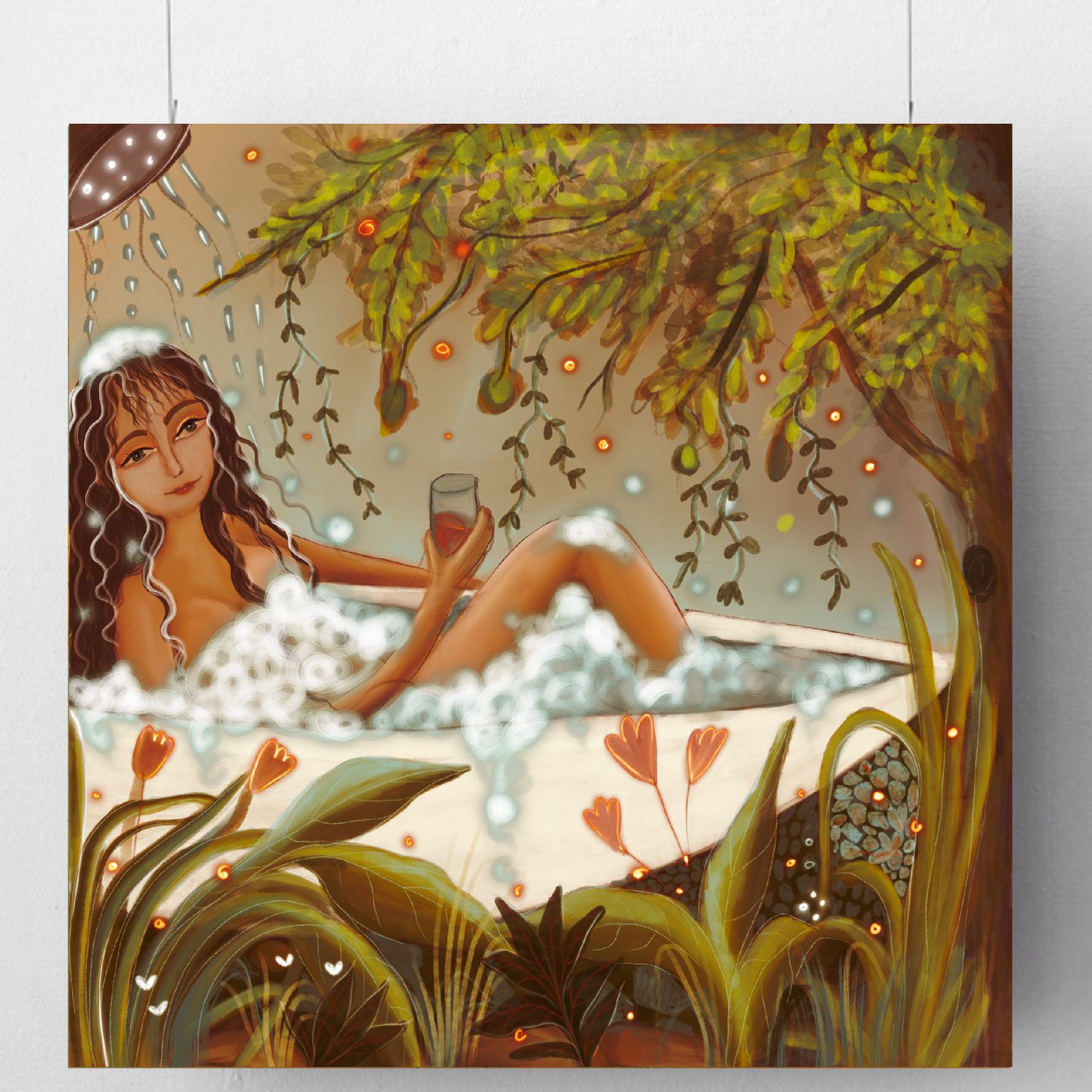 BUBBLE BATH Classic Canvas Prints